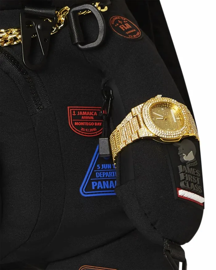 SPRAYGROUND JAMES FIRST CLASS I GOT THESE STAMPS MONEYBEAR Bags