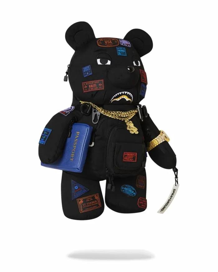 SPRAYGROUND JAMES FIRST CLASS I GOT THESE STAMPS MONEYBEAR Bags
