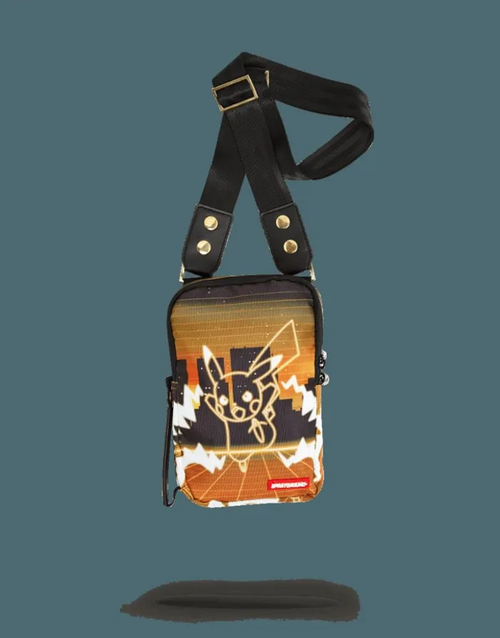 SPRAYGROUND POKEMON NEON PIKACHU SLING Bags
