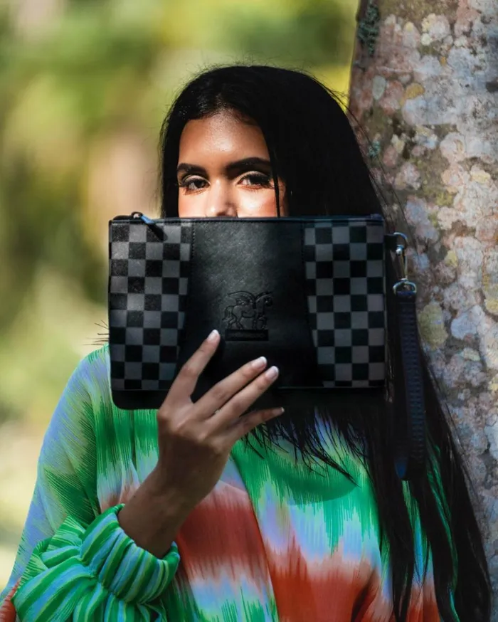 SPRAYGROUND RACEWAY SHADOW PHANTOM CROSSOVER CLUTCH Bags