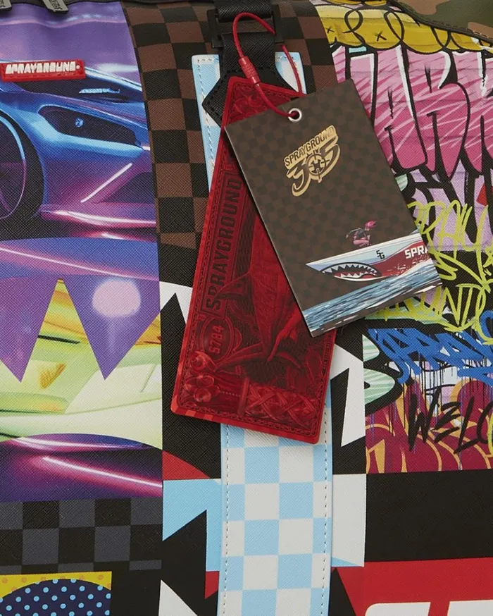 SPRAYGROUND SHARK MASTERPIECES PYRAMID LARGE DUFFLE Bags