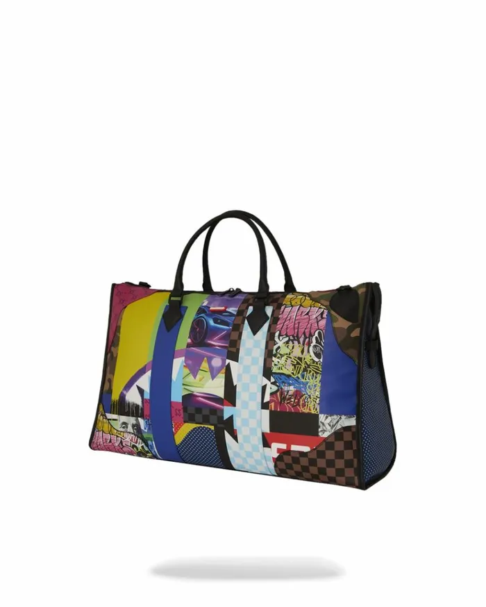 SPRAYGROUND SHARK MASTERPIECES PYRAMID LARGE DUFFLE Bags