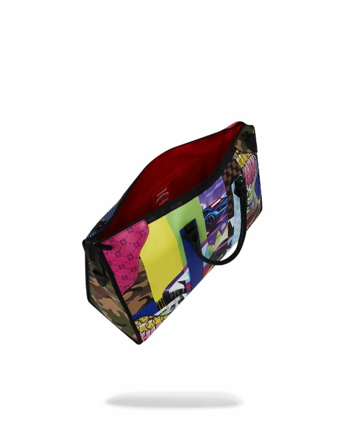 SPRAYGROUND SHARK MASTERPIECES PYRAMID LARGE DUFFLE Bags