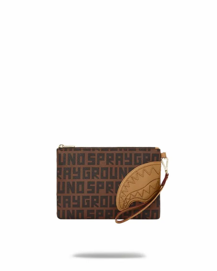 SPRAYGROUND SHARKFINITY CROSSOVER CLUTCH Bags