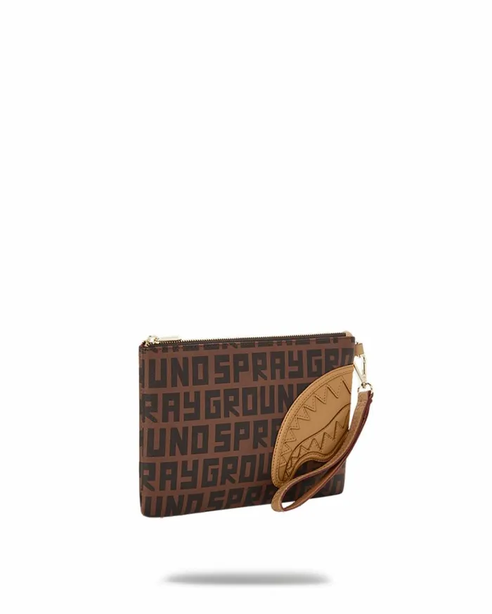 SPRAYGROUND SHARKFINITY CROSSOVER CLUTCH Bags