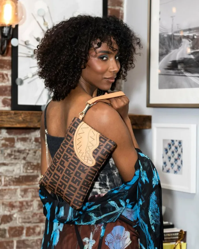 SPRAYGROUND SHARKFINITY CROSSOVER CLUTCH Bags
