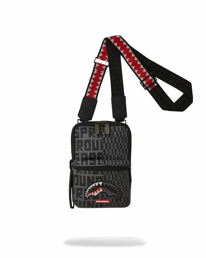 SPRAYGROUND SHARKFINITY STEALTH PILOT MESSENGER SLING BAG Bags