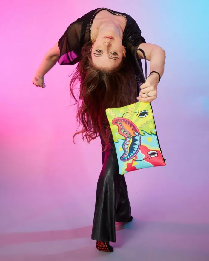 SPRAYGROUND SUPER WEIRD CROSSOVER CLUTCH Bags