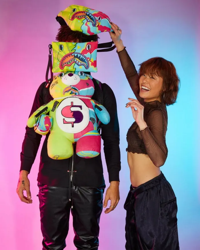 SPRAYGROUND SUPER WEIRD CROSSOVER CLUTCH Bags
