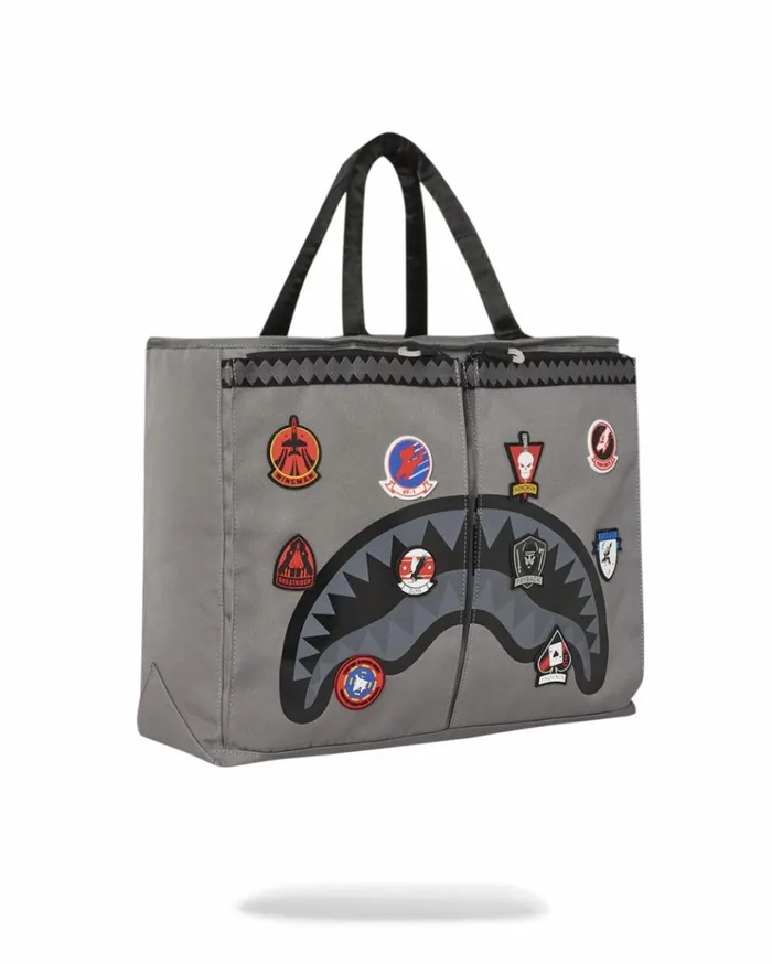 SPRAYGROUND TOP GUN FLIGHT CREW OFFICIAL COLLAB PILOT TOTE Bags