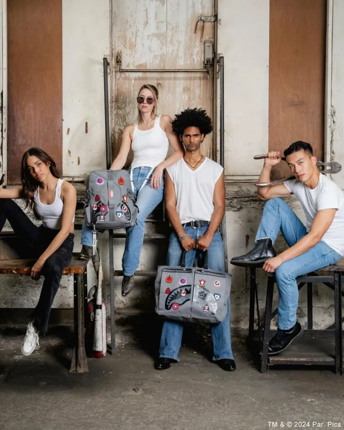 SPRAYGROUND TOP GUN FLIGHT CREW OFFICIAL COLLAB PILOT TOTE Bags