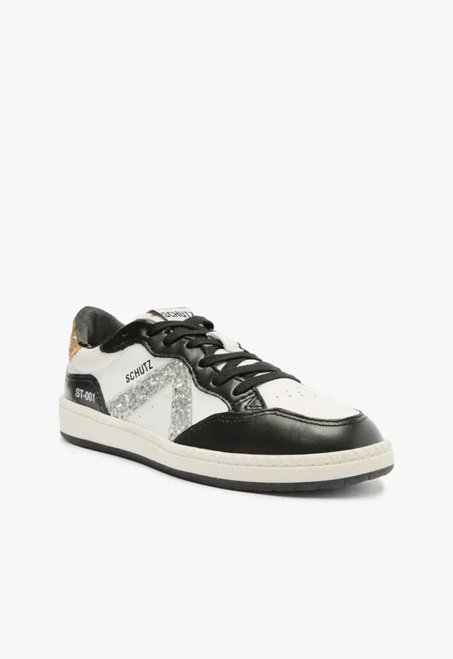 St001 Leather Sneaker Silver Women Schutz Shoes Sneakers St001 Leather Sneaker Silver Women Schutz Shoes Sneakers