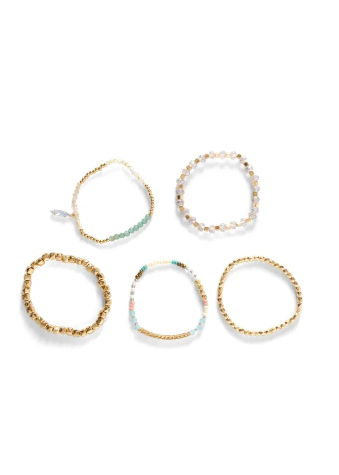 STACKABLE BEADED BRACELET Gold Multi Women VENUS Bracelets