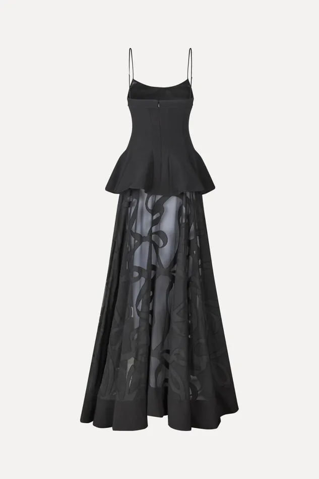 Stine Goya Dresses Tailored Bodice HighLow Dress 8211 Ribbons 8211 Women
