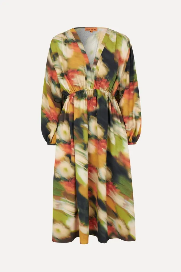 Stine Goya Dresses Veroma Dress 8211 Flowers In Fast Motion 8211 Women