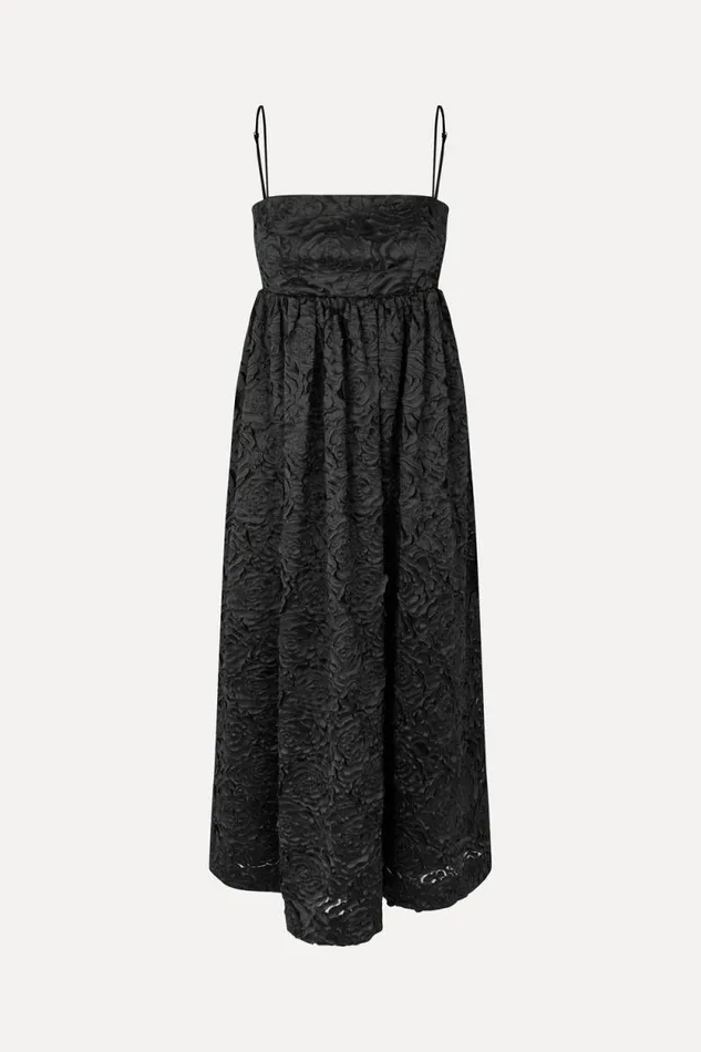 Stine Goya Dresses Voluminous Midi Dress 8211 Black 8211 Women