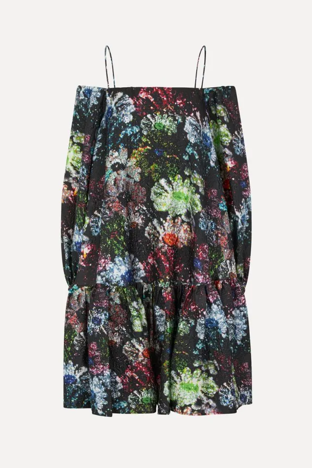 Stine Goya Dresses Zora Dress 8211 Glitter Bloom 8211 Women