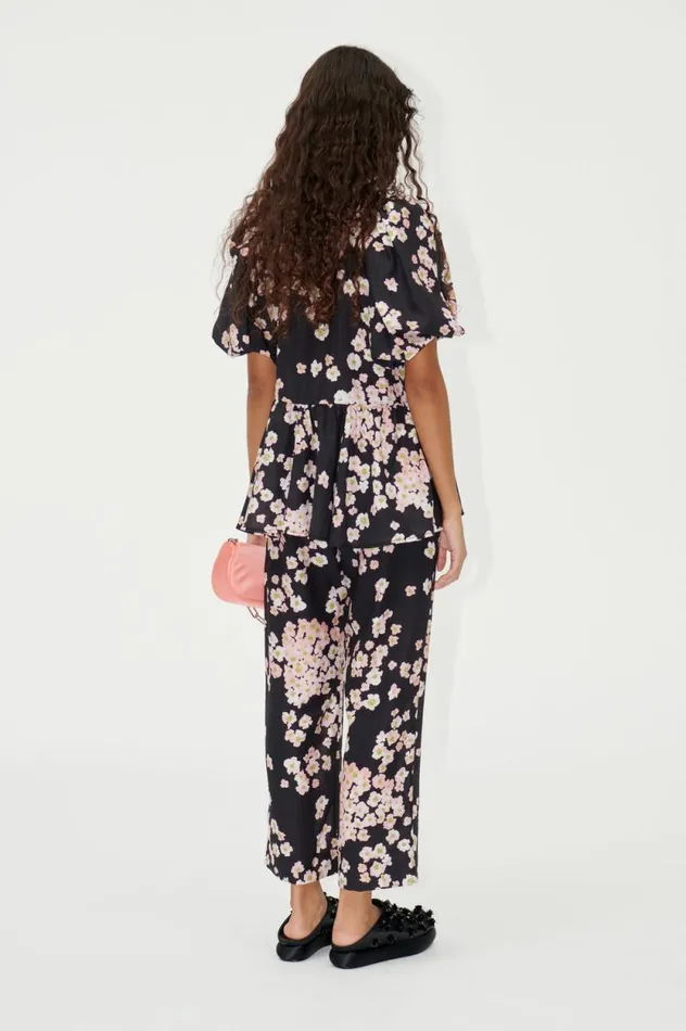 Stine Goya Exclusives SGIsra Pants 8211 Pink Ditzy Flowers 8211 Women