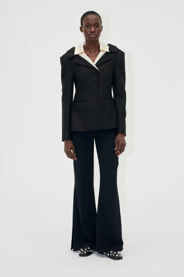 Stine Goya Pants Flared Long Pants 8211 Black 8211 Women