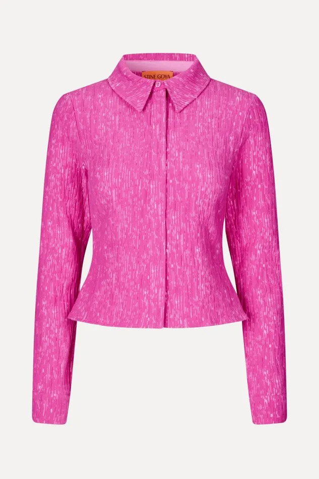 Stine Goya Tops and Shirts SGLilla Shirt 8211 Fuchsia 8211 Women