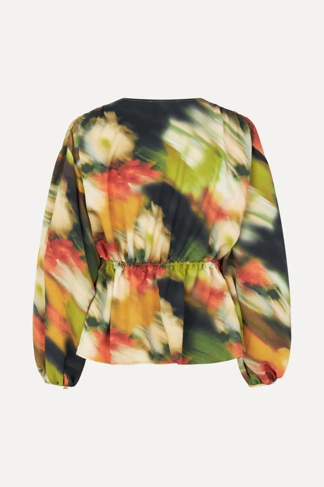 Stine Goya Tops and Shirts Toni Blouse 8211 Flowers In Fast Motion 8211 Women