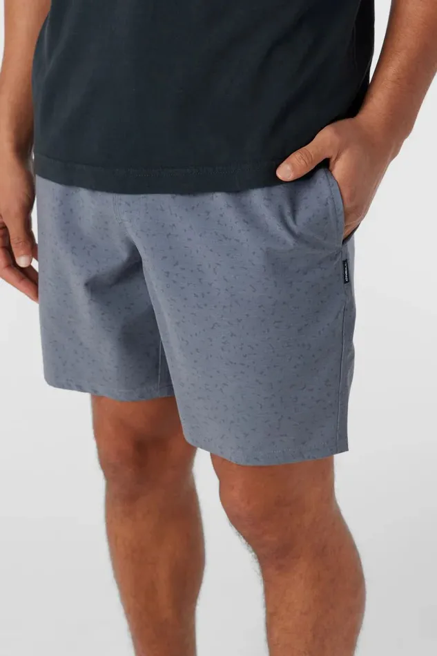 STOCKTON PRINT ELASTIC WAIST 18034 HYBRID SHORTS Grey Men O039NEILL Clothing