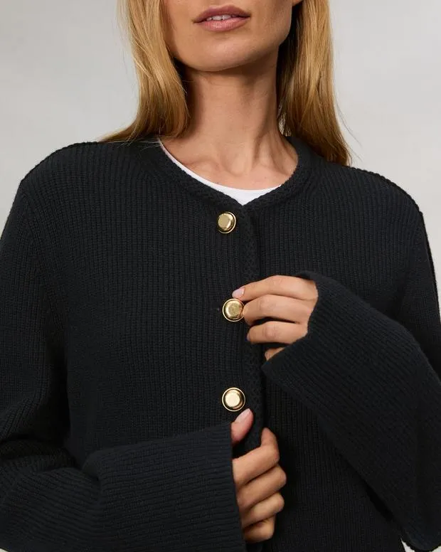 Sweaters and Sweatshirts Women Rag and Bone Nancy Wool Cardigan Black
