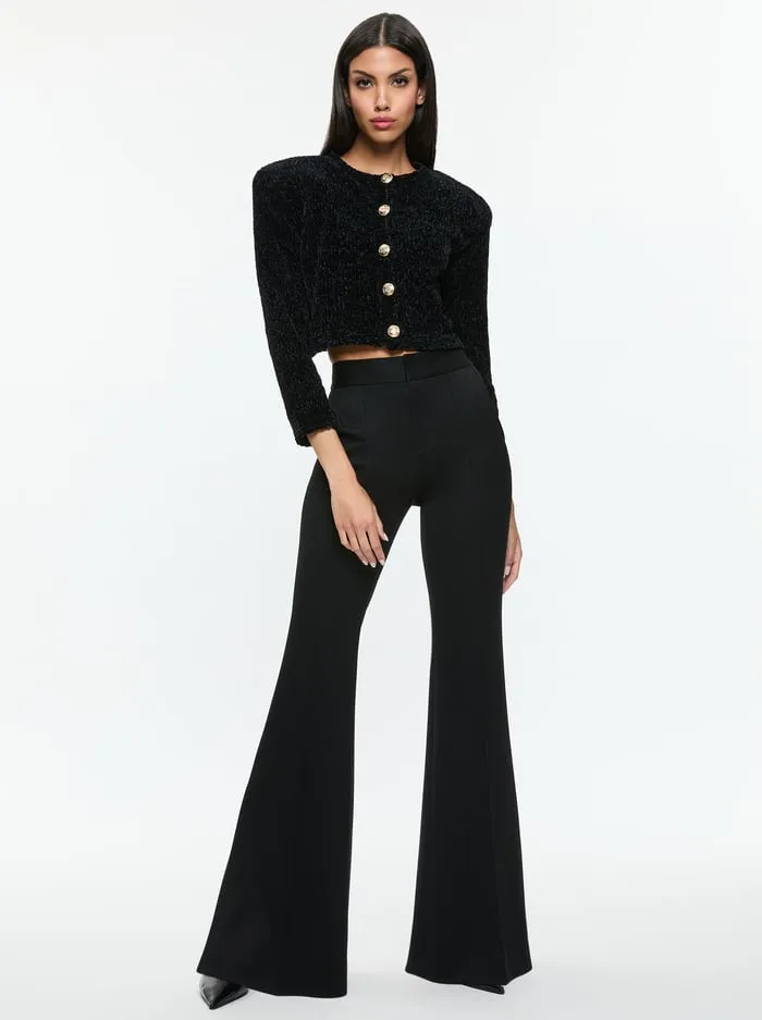 Sweaters Women Alice Olivia Breanna Cardigan Black