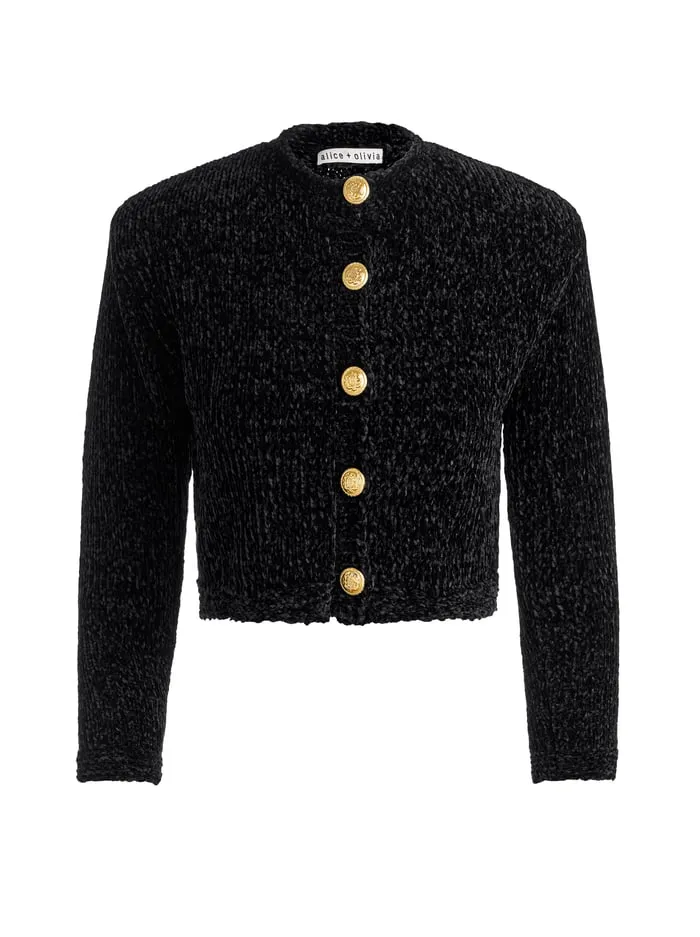 Sweaters Women Alice Olivia Breanna Cardigan Black
