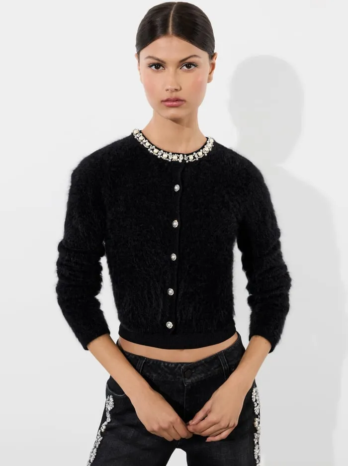 Sweaters Women Alice Olivia Dollie Cardigan Black