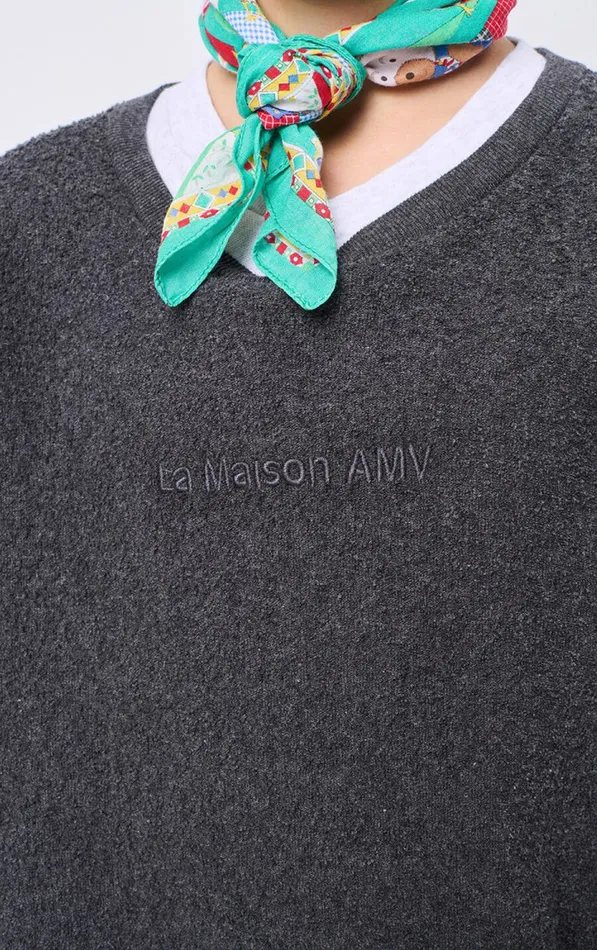 Sweatshirt Bobypark Melange Charcoal Kids American Vintage Sweatshirts Sweatshirt Bobypark Melange Charcoal Kids American Vintage Sweatshirts
