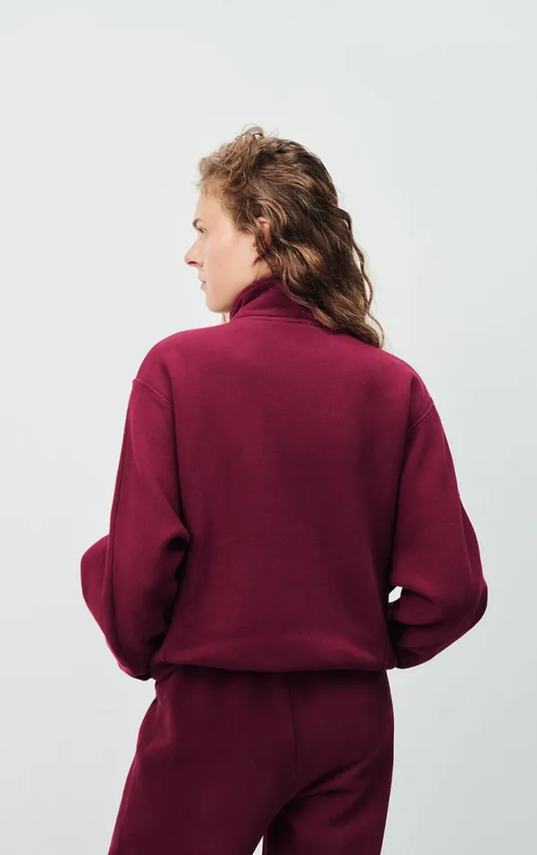 Sweatshirt Izubird Vintage Burgundy Women American Vintage Sweatshirts Sweatshirt Izubird Vintage Burgundy Women American Vintage Sweatshirts