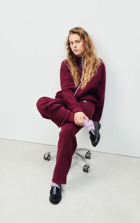 Sweatshirt Izubird Vintage Burgundy Women American Vintage Sweatshirts Sweatshirt Izubird Vintage Burgundy Women American Vintage Sweatshirts