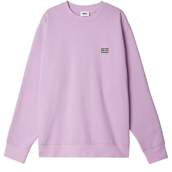 SWEATSHIRTS est works eyes crewneck Digital Lavender 8211 OBEY Clothing Men
