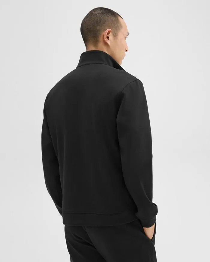 Sweatshirts Hoodies Men Theory QuarterZip Sweatshirt In Scuba Black Sweatshirts Hoodies Men Theory QuarterZip Sweatshirt In Scuba Black