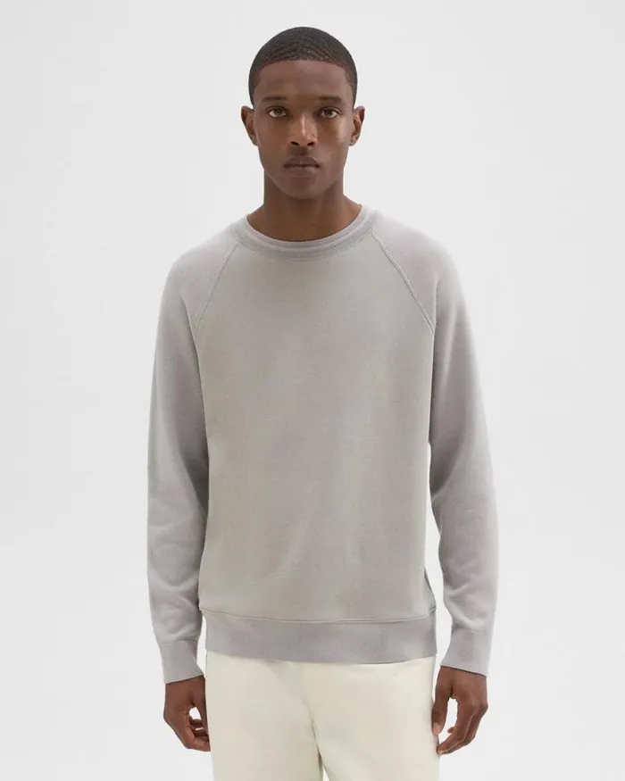 Sweatshirts Hoodies Men Theory ScubaWool Combo Sweatshirt Calcite