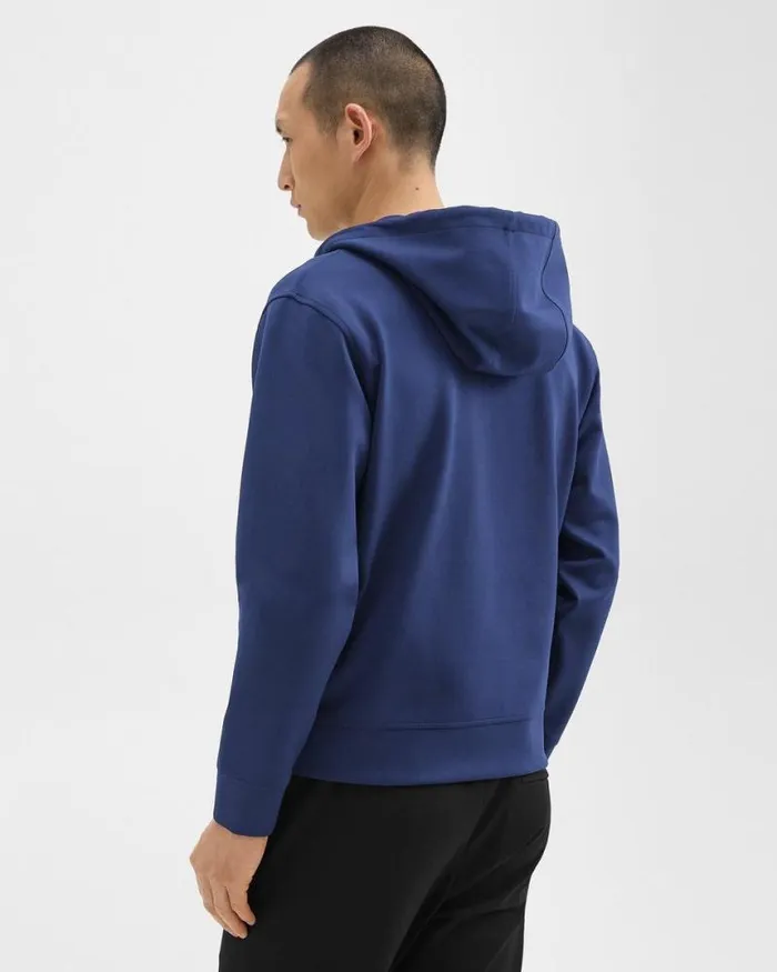 Sweatshirts Hoodies Men Theory ZipUp Hoodie In Scuba Deep Atlantic Sweatshirts Hoodies Men Theory ZipUp Hoodie In Scuba Deep Atlantic