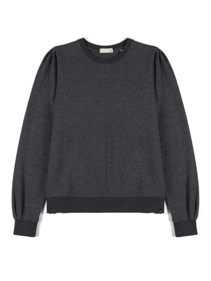 Sweatshirts Hoodies Women Tasc Performance Puff Sleeve Sparkle Sweatshirt