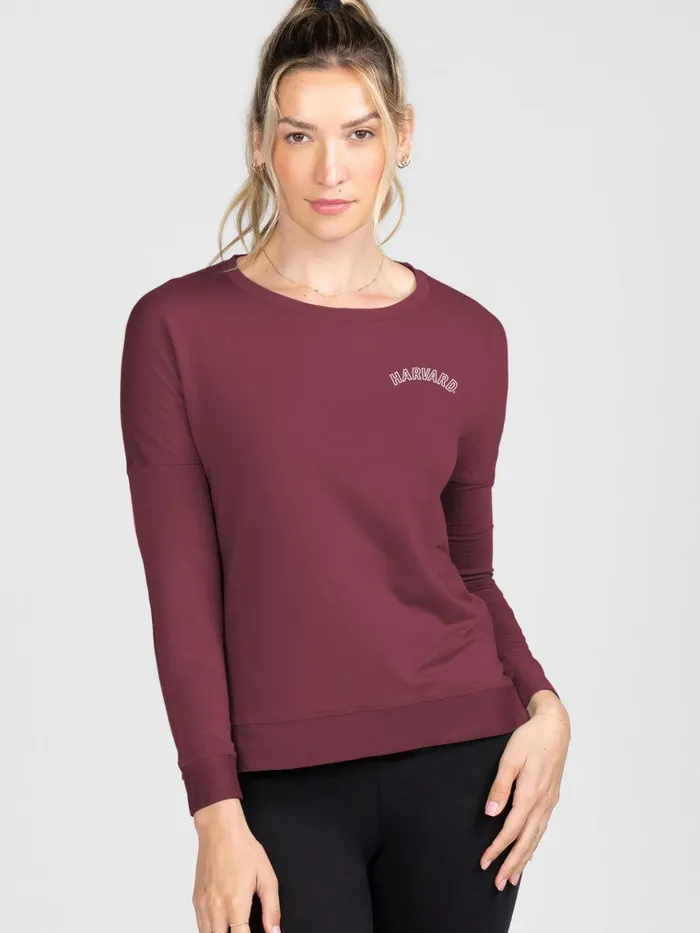 Sweatshirts Hoodies Women Tasc Performance Riverwalk Sweatshirt 8211 Harvard