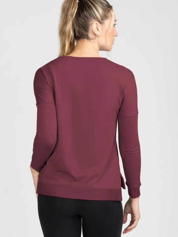 Sweatshirts Hoodies Women Tasc Performance Riverwalk Sweatshirt 8211 Harvard