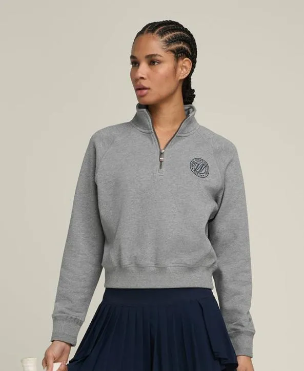 Sweatshirts Women Wilson Sideline HalfZip Medium Gray Heather