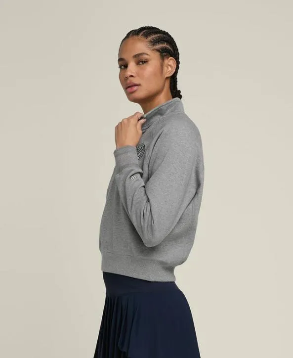 Sweatshirts Women Wilson Sideline HalfZip Medium Gray Heather Sweatshirts Women Wilson Sideline HalfZip Medium Gray Heather