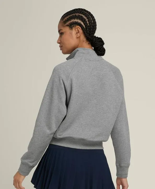 Sweatshirts Women Wilson Sideline HalfZip Medium Gray Heather Sweatshirts Women Wilson Sideline HalfZip Medium Gray Heather