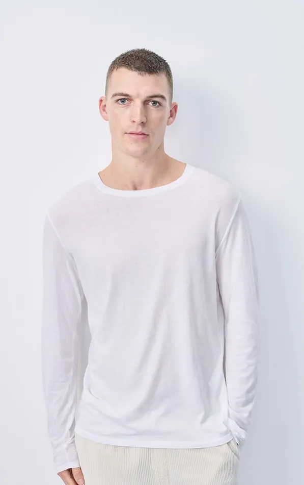 TShirt Decatur White Men American Vintage Long Sleeve TShirts