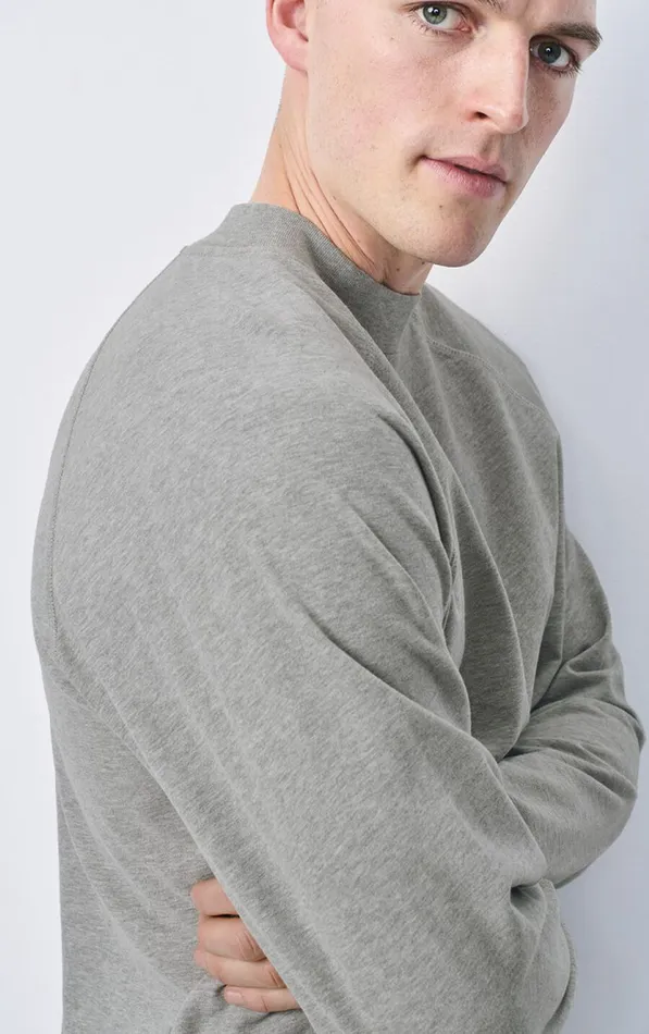 TShirt Fazy Heather Grey Men American Vintage Long Sleeve TShirts TShirt Fazy Heather Grey Men American Vintage Long Sleeve TShirts