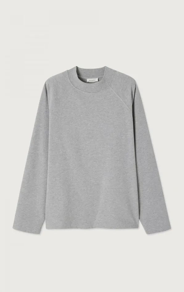 TShirt Fazy Heather Grey Men American Vintage Long Sleeve TShirts TShirt Fazy Heather Grey Men American Vintage Long Sleeve TShirts