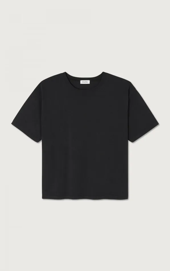 TShirt Fizvalley Vintage Black Women American Vintage Short Sleeve TShirts