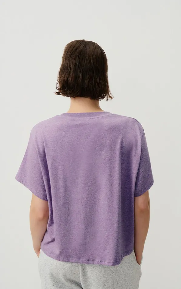 TShirt Ypawood Amethyst Melange Women American Vintage Short Sleeve TShirts TShirt Ypawood Amethyst Melange Women American Vintage Short Sleeve TShirts