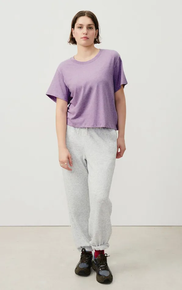 TShirt Ypawood Amethyst Melange Women American Vintage Short Sleeve TShirts TShirt Ypawood Amethyst Melange Women American Vintage Short Sleeve TShirts