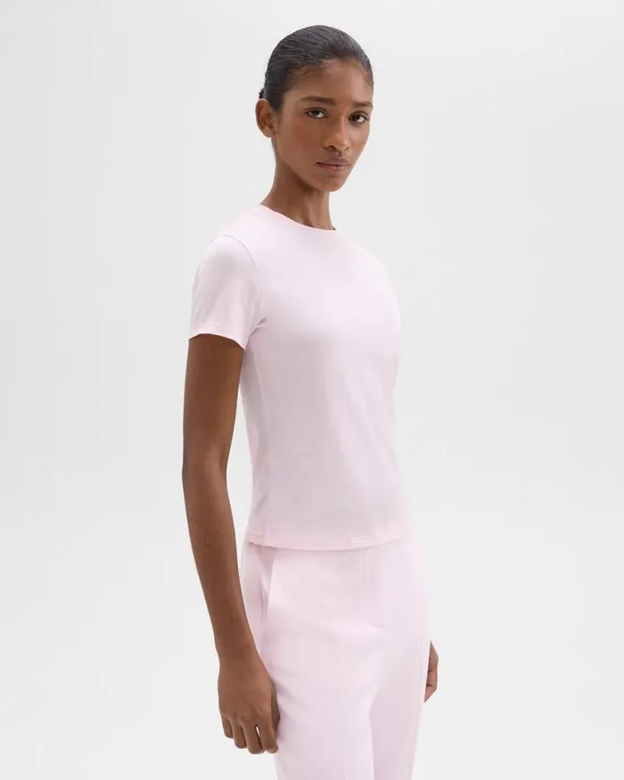 TShirts Tank Tops Women Theory Tiny Tee In Organic Cotton Bloom TShirts Tank Tops Women Theory Tiny Tee In Organic Cotton Bloom